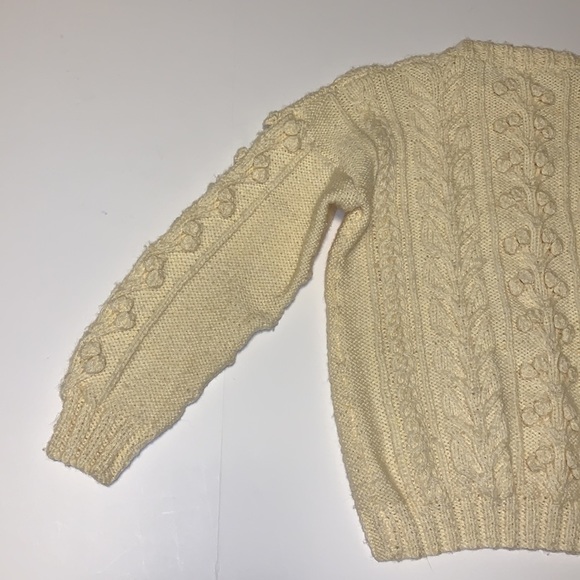 Vintage Cream Knit Ski Sweater - Women’s Size XS - Picture 5 of 9